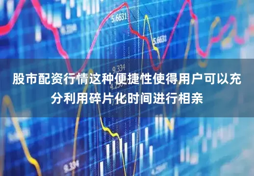 股市配资行情这种便捷性使得用户可以充分利用碎片化时间进行相亲